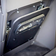 Pro-Gard Dual Compartments, Pro-Cell, Full Partition w/ Viper Shield, Outboard Seatbelts